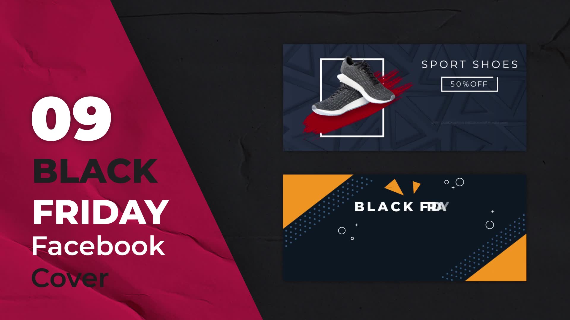 Black Friday Sale Facebook Covers Videohive 32354239 After Effects Image 2
