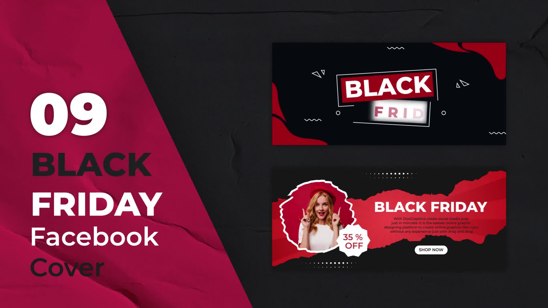 Black Friday Sale Facebook Covers Videohive 32354239 After Effects Image 9
