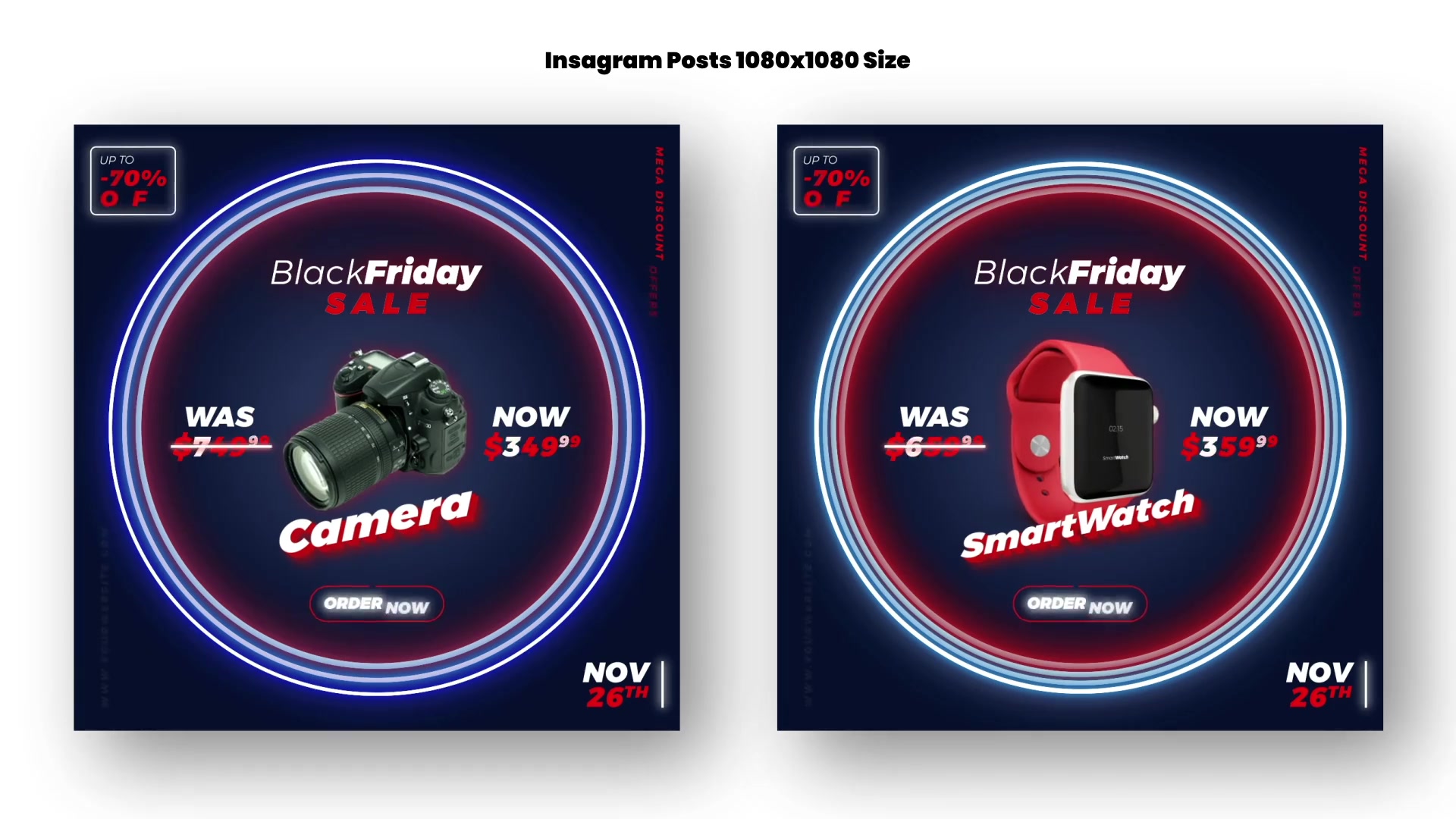 Black Friday Sale Glow Instagram Ad | Mogrt 159 Videohive 34250934 Premiere Pro Image 5