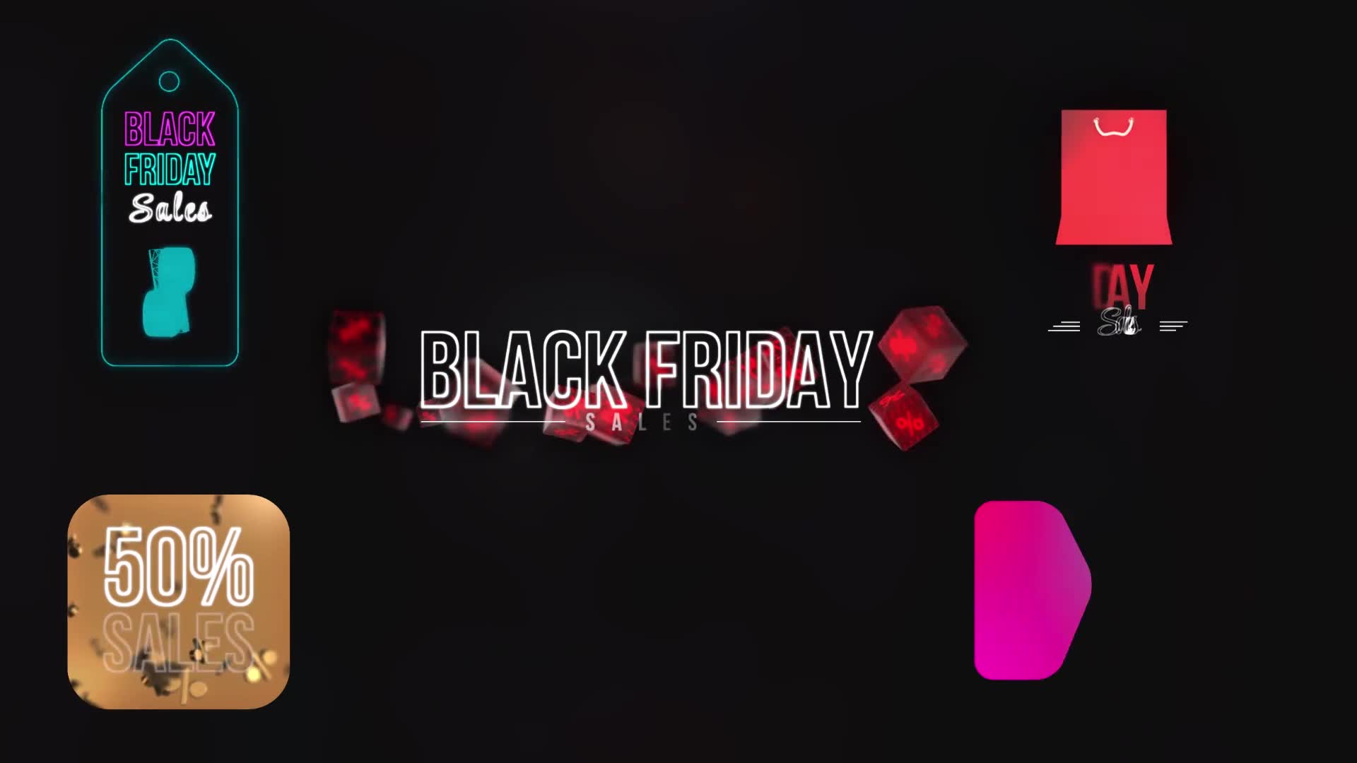 Black Friday Sales Titles Videohive 34759641 Apple Motion Image 2