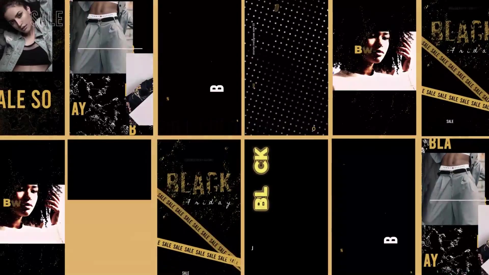 Black Friday Stories Instagram Gold Videohive 29443434 After Effects Image 7