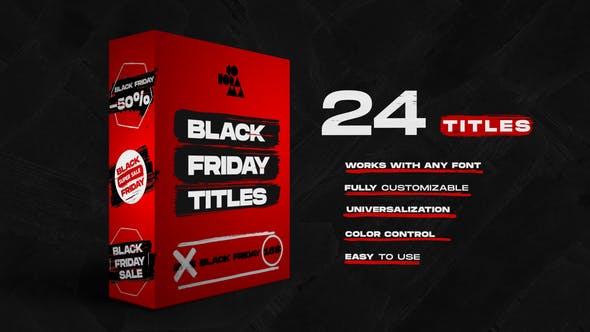 Black Friday Titles - Download Videohive 34256877