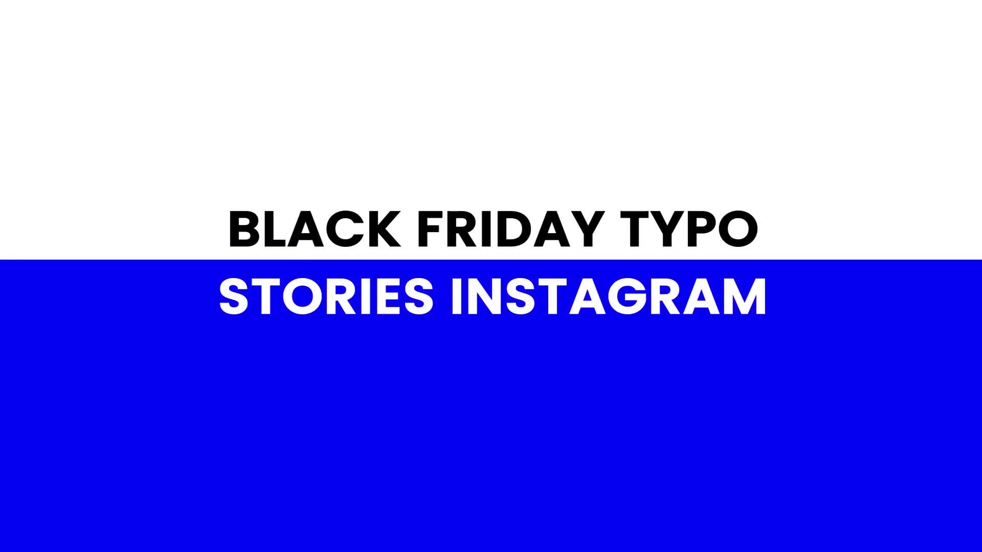 Black friday typography stories Videohive 31232922 After Effects Image 1