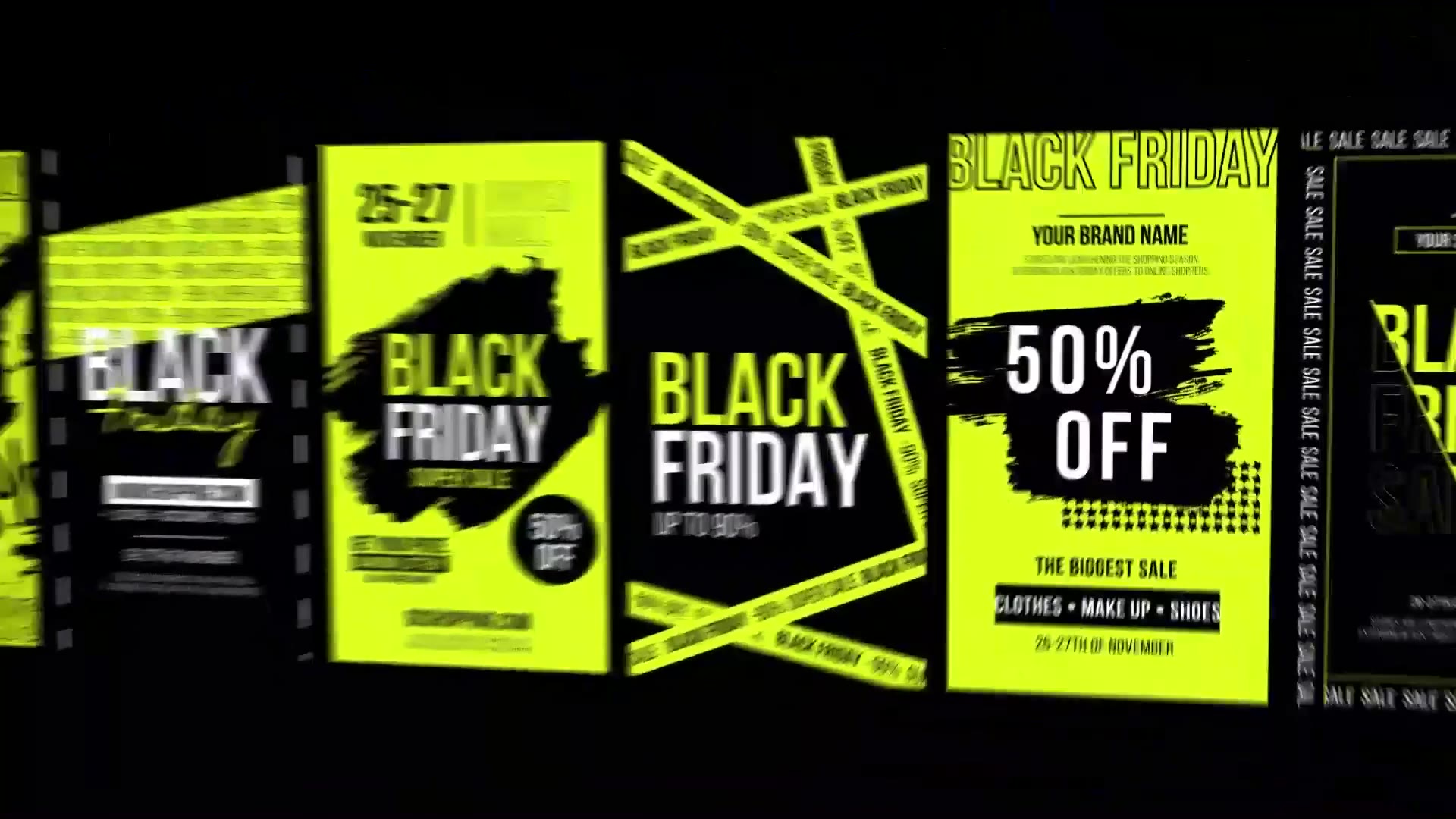 Black Friday Typography Stories MOGRT Videohive 32494553 Premiere Pro Image 5