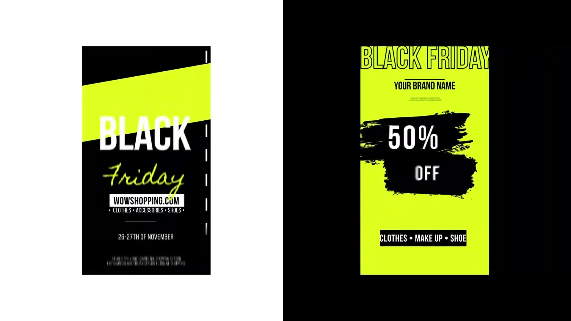 Black Friday Typography Stories MOGRT Videohive 32494553 Premiere Pro Image 7