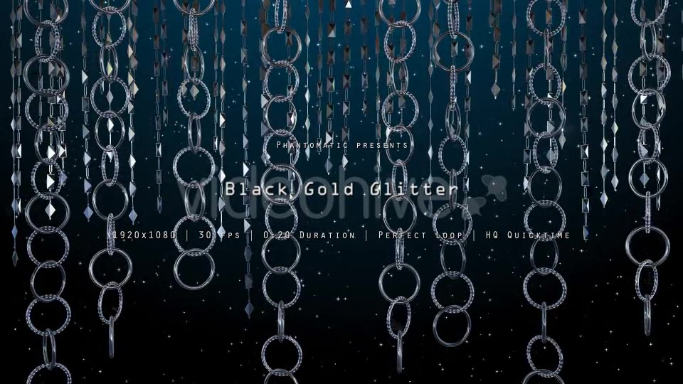 Black Gold Chains Glitter 8 - Download Videohive 20344719