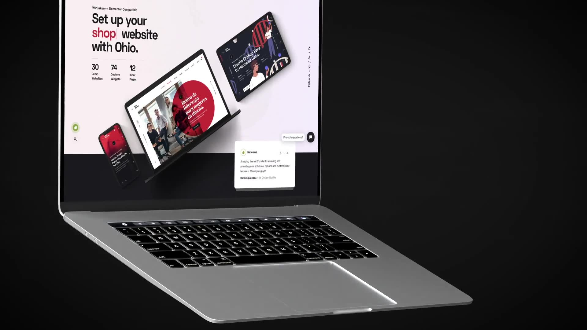 Black Laptop Website Promo Videohive 35444561 After Effects Image 10