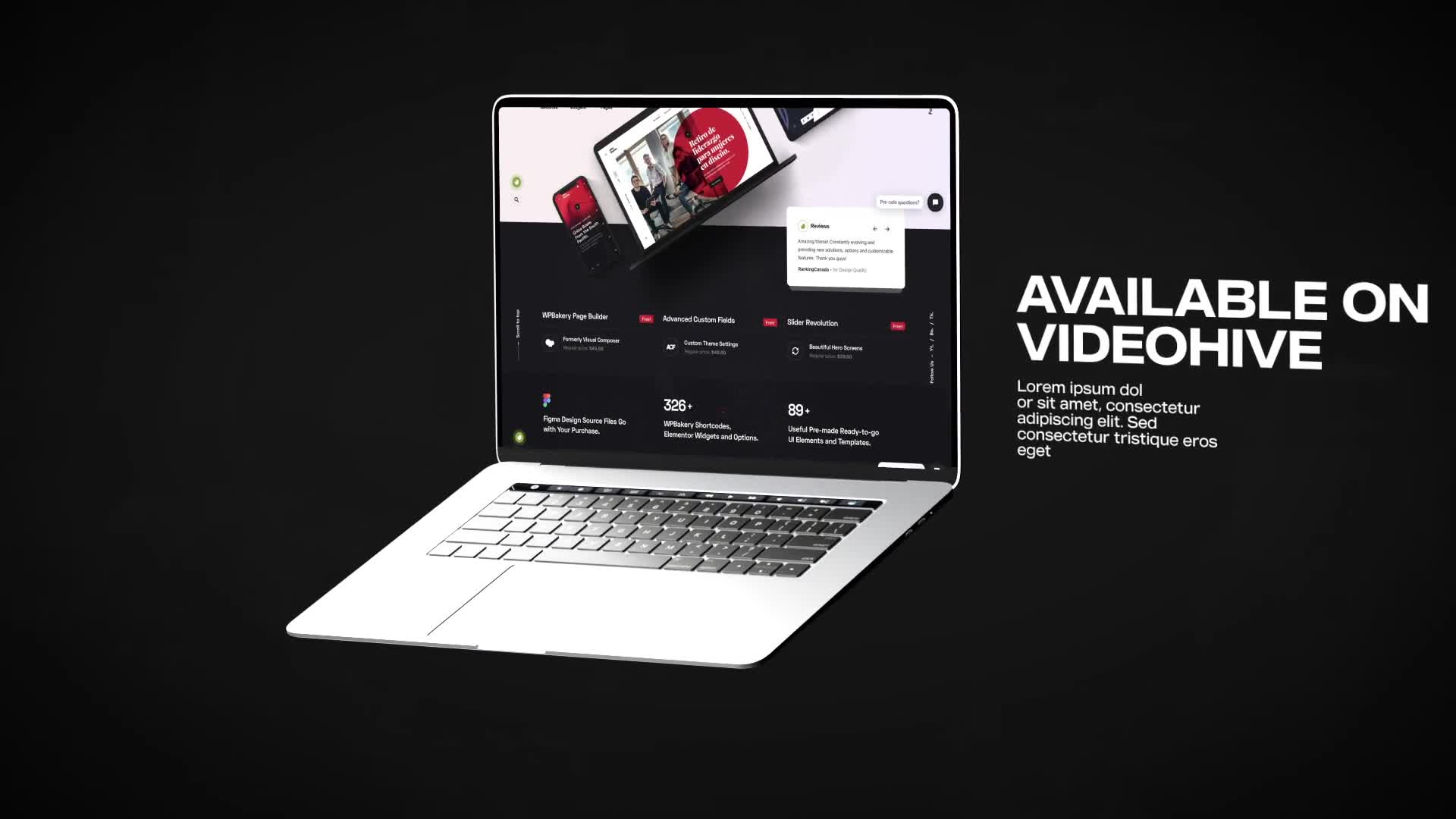 Black Laptop Website Promo Videohive 35444561 After Effects Image 11