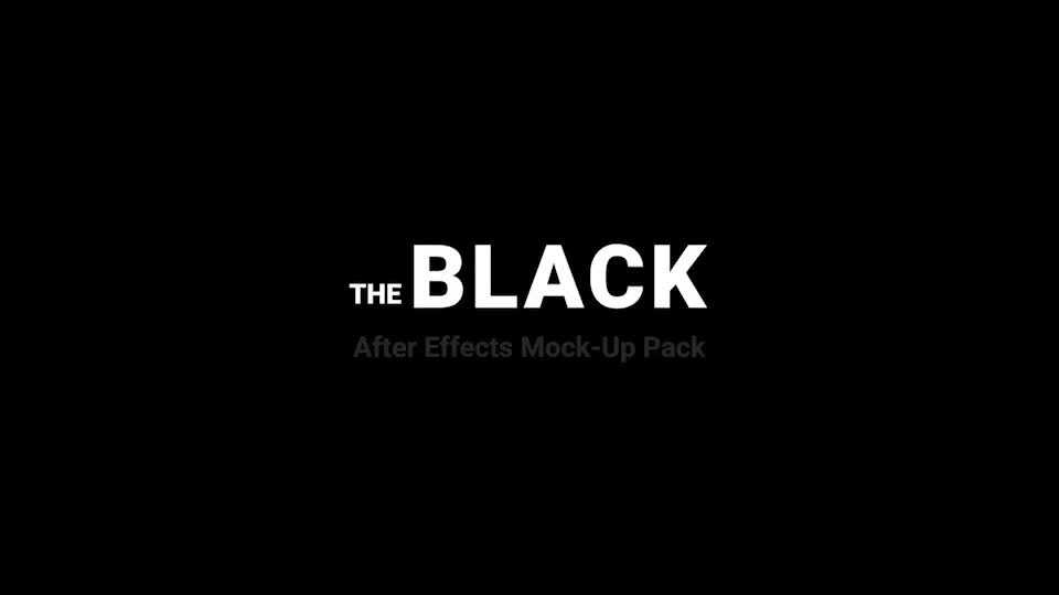 Black Mockup - Download Videohive 23020626