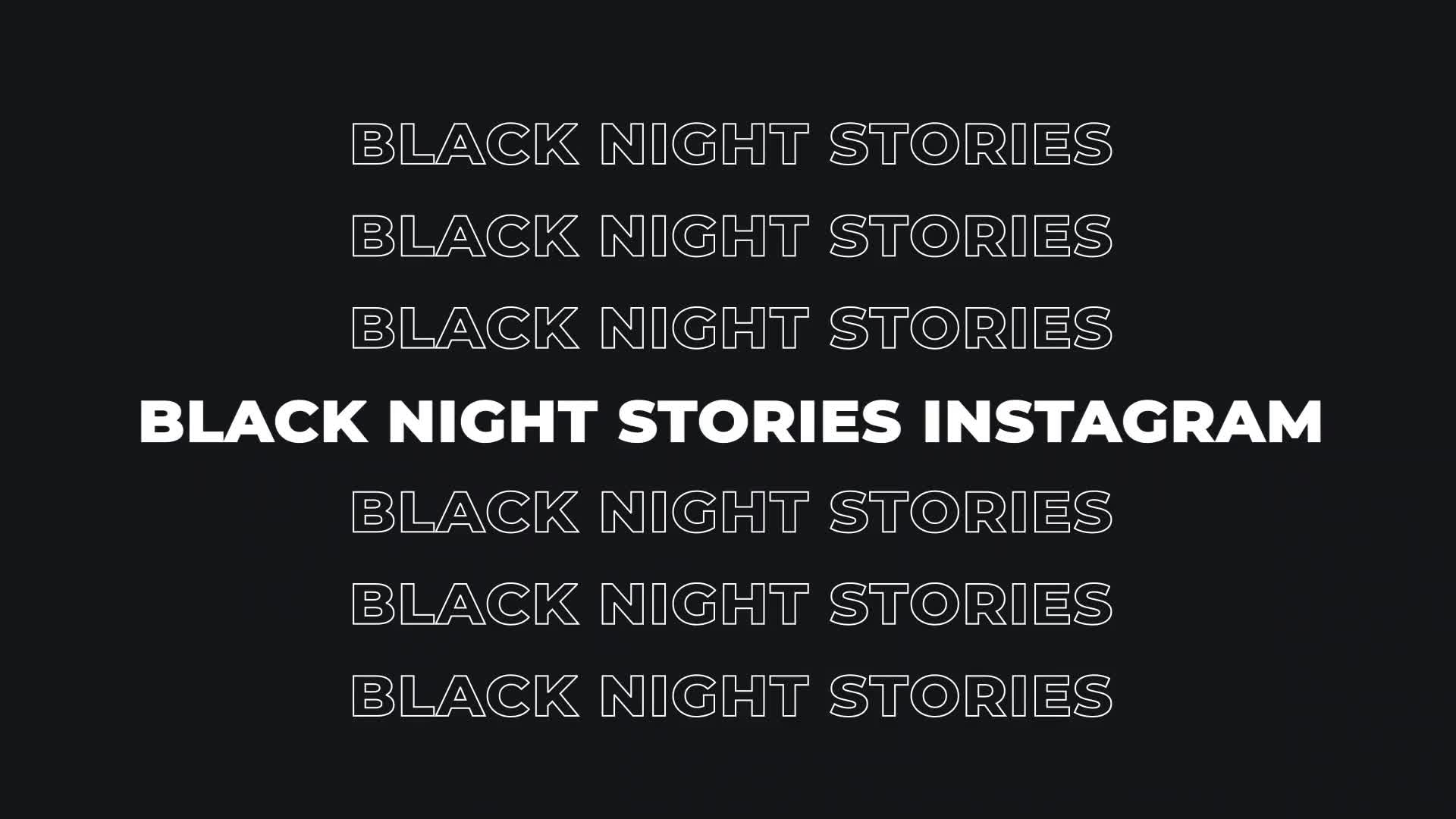 Black night stories abstract Videohive 31271876 After Effects Image 1