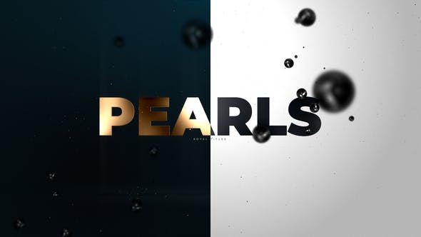 Black Pearls Awards Titles | Light and Dark Version - Videohive Download 24612927