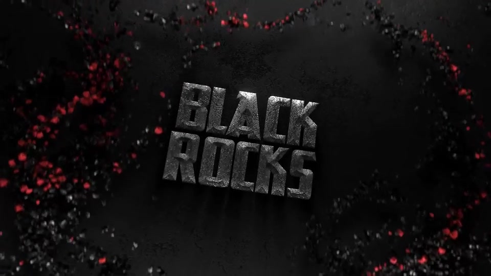 Black Rock Particles. 5 Color Presets. Videohive 25827686 After Effects Image 4