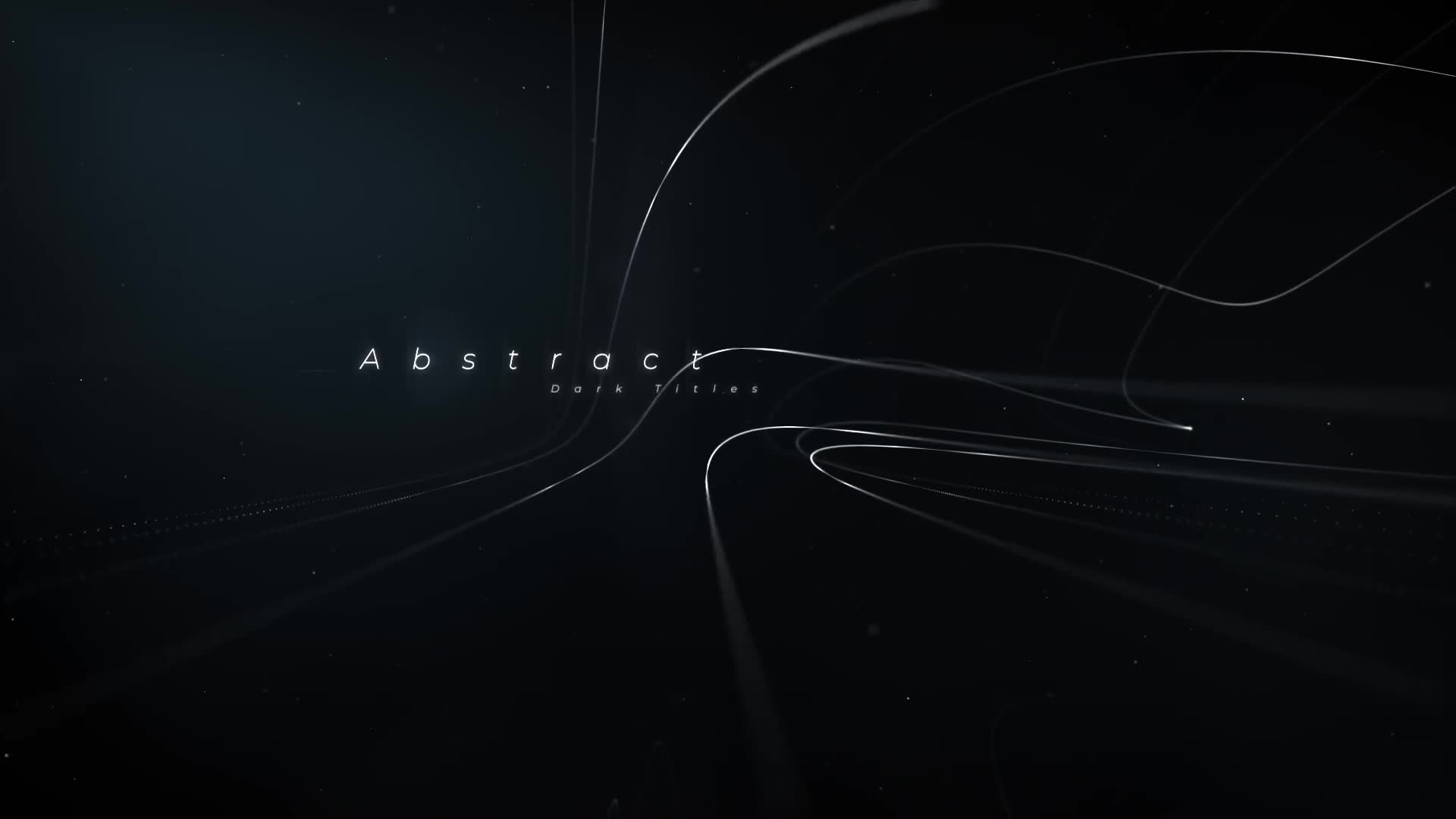 Black Titles | Abstract Lines Videohive 25259264 After Effects Image 1