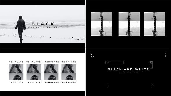 Black White Intro Show - 33951185 Videohive Download