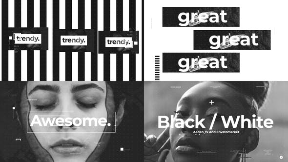 Black White Opener - Download Videohive 28456773