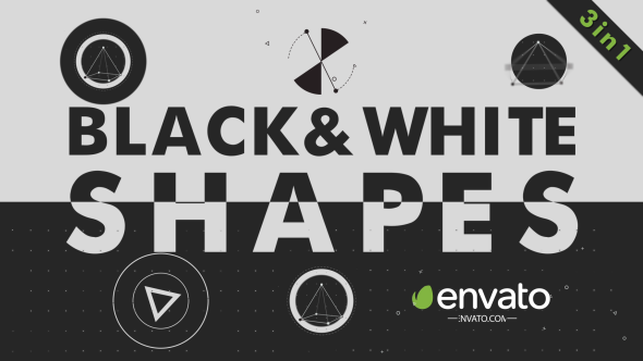 Black White Shapes - Download Videohive 19296824