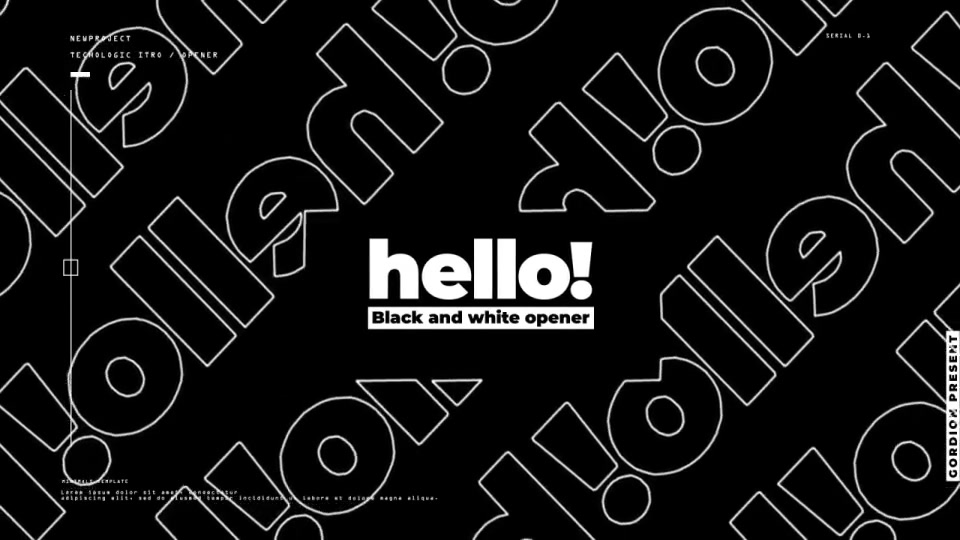 Black White Titles Opener Videohive 35449701 After Effects Image 5