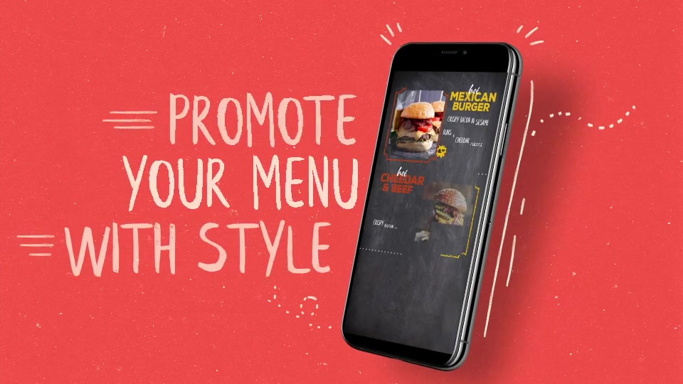 Blackboard Burger Menu Instagram Stories Videohive 31135966 After Effects Image 11