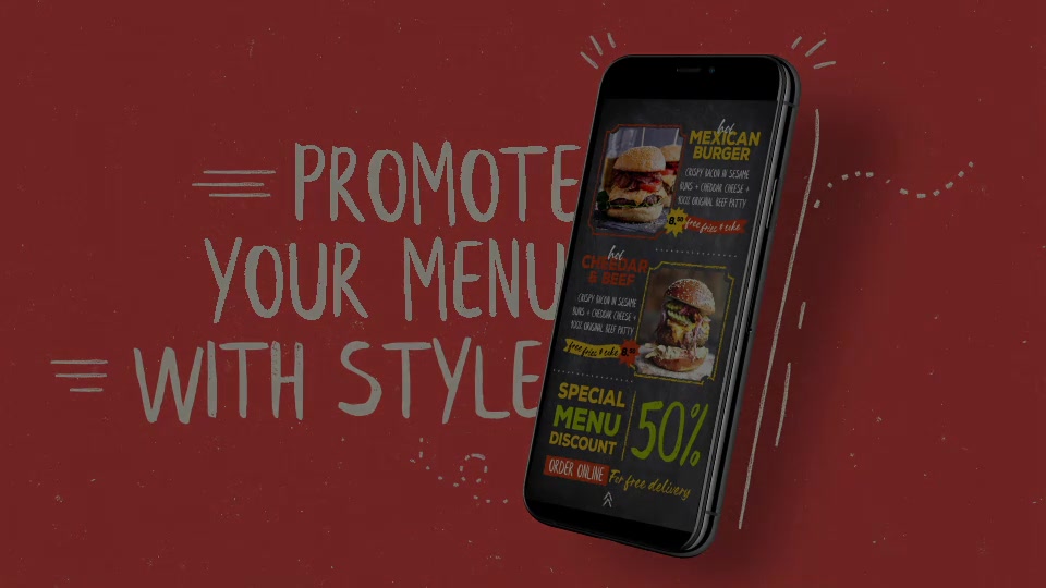 Blackboard Burger Menu Instagram Stories Videohive 31135966 After Effects Image 12