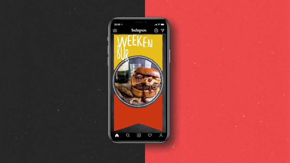 Blackboard Burger Menu Instagram Stories Videohive 31135966 After Effects Image 9