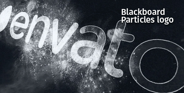 Blackboard Particles Logo - Download Videohive 19513033