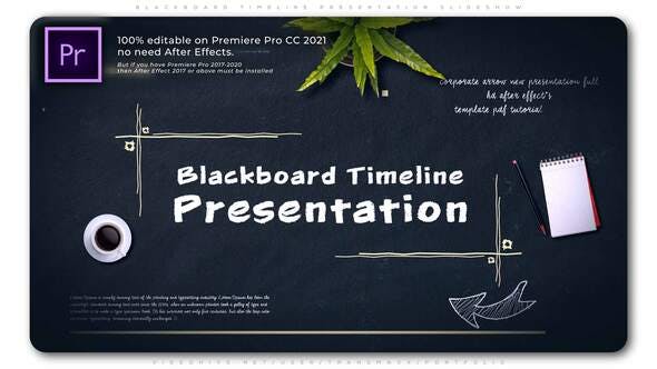 Blackboard Timeline Presentation Slideshow - Download 33457431 Videohive