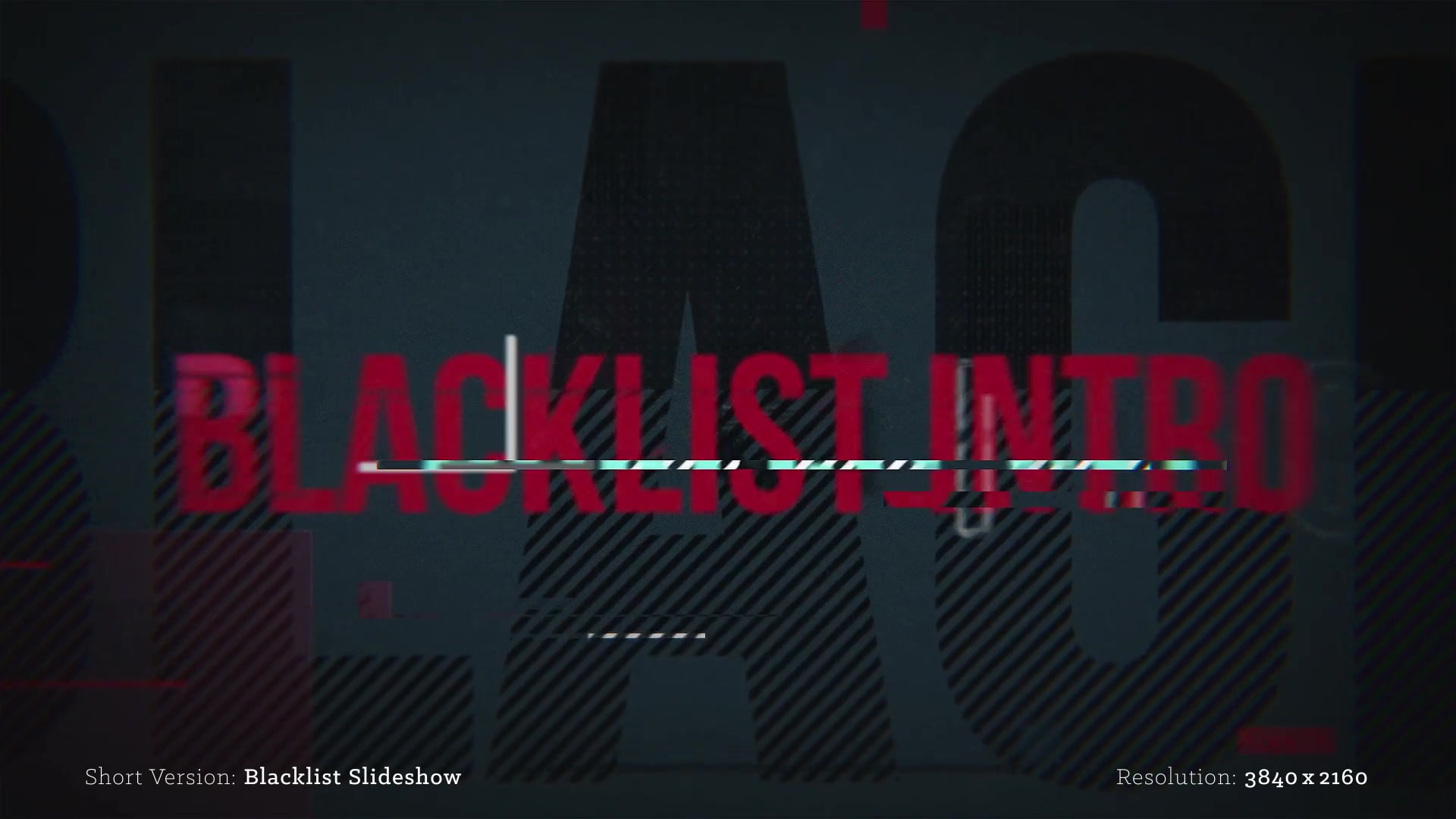 Blacklist Intro/Slideshow Videohive 31198788 After Effects Image 6