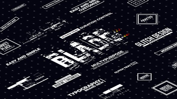 Blade Glitch Titles | FCP - 30162565 Download Videohive
