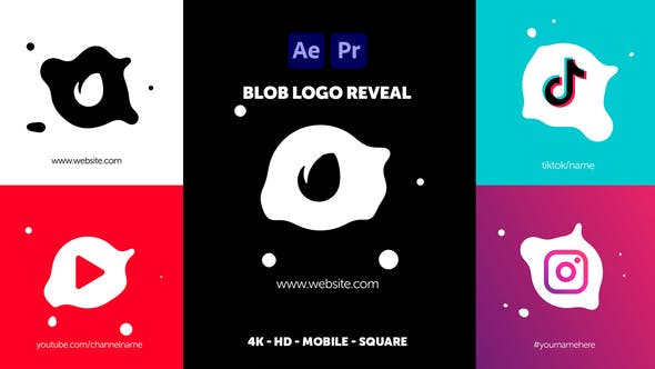 Blob Logo Reveal - 34051667 Videohive Download