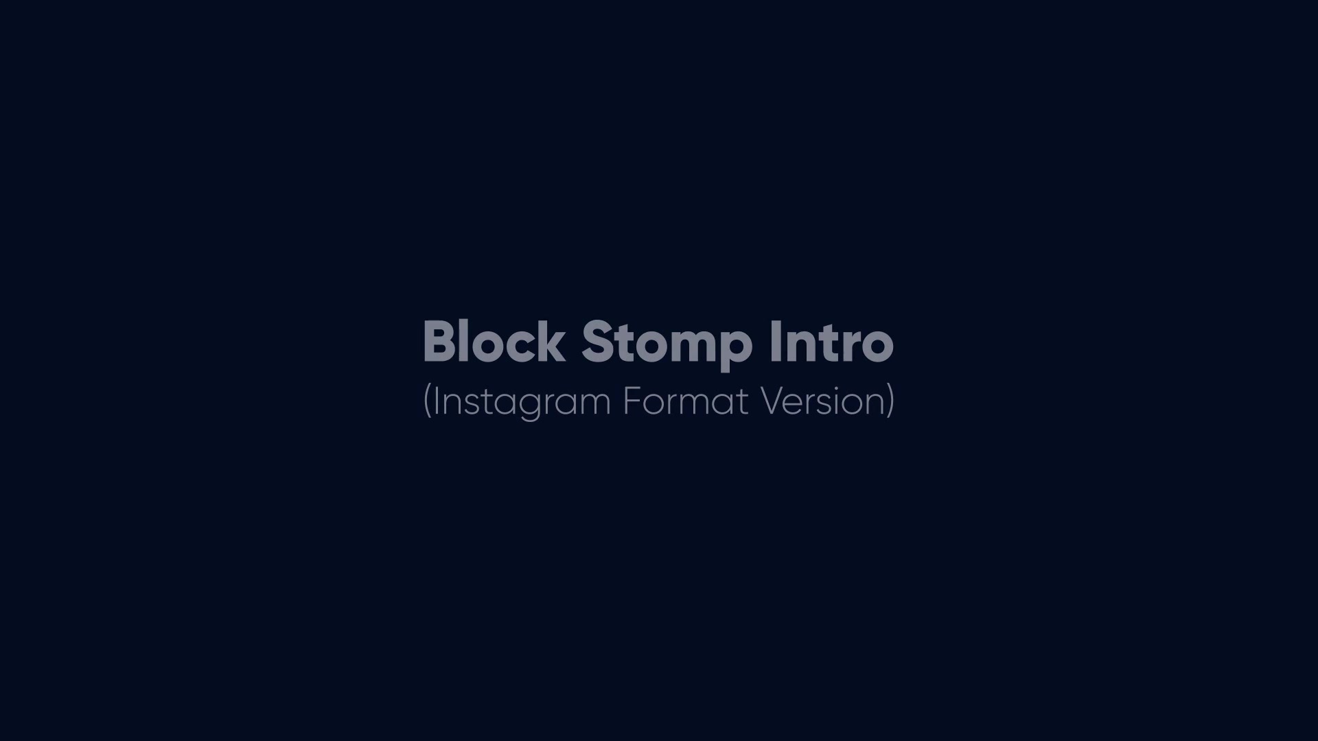 Block Stomp Intro Videohive 39705755 After Effects Image 6