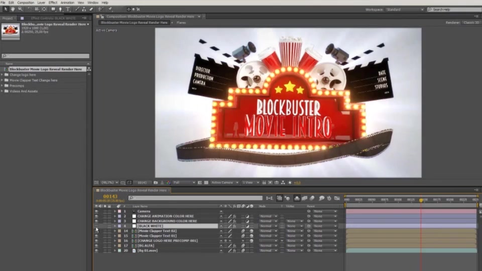 Blockbuster Movie Logo Reveal Videohive 19579681 After Effects Image 8