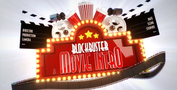Blockbuster Movie Logo Reveal - 19579681 Videohive Download