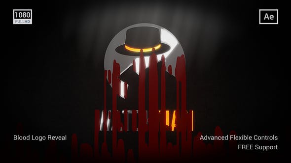 Blood Logo Reveal - Videohive 35881643 Download