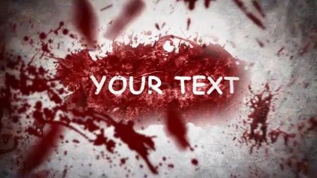 Blood Titles and Slideshow Opener Videohive 3296729 After Effects Image 7