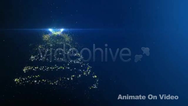 Blue Christmas Tree Backdrop Series of 2 + LOOP Videohive 1104348 Motion Graphics Image 2