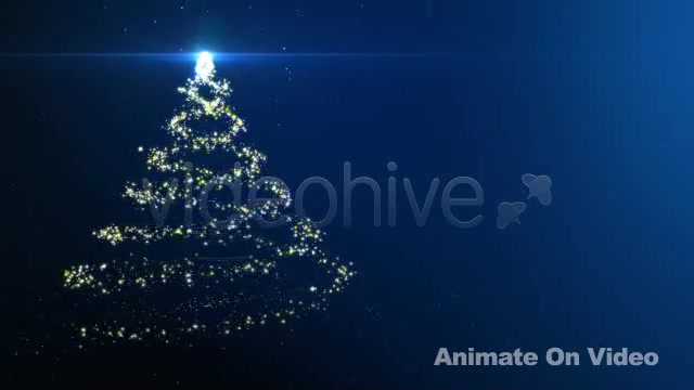 Blue Christmas Tree Backdrop Series of 2 + LOOP Videohive 1104348 Motion Graphics Image 4