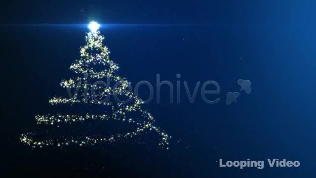 Blue Christmas Tree Backdrop Series of 2 + LOOP Videohive 1104348 Motion Graphics Image 6