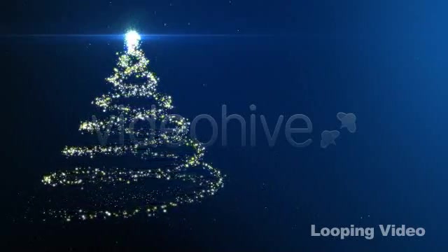 Blue Christmas Tree Backdrop Series of 2 + LOOP Videohive 1104348 Motion Graphics Image 7