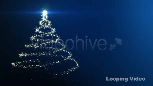 Blue Christmas Tree Backdrop Series of 2 + LOOP Videohive 1104348 Motion Graphics Image 8