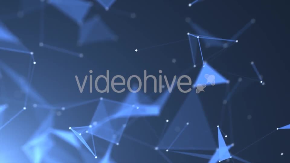 Blue Crystal Lattices Background - Download Videohive 18152910