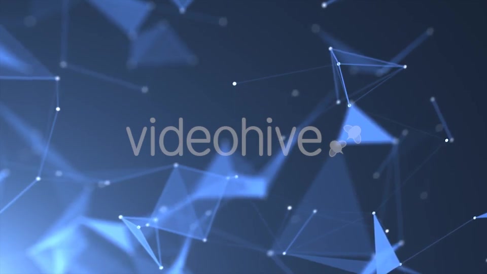 Blue Crystal Lattices Background - Download Videohive 18152910