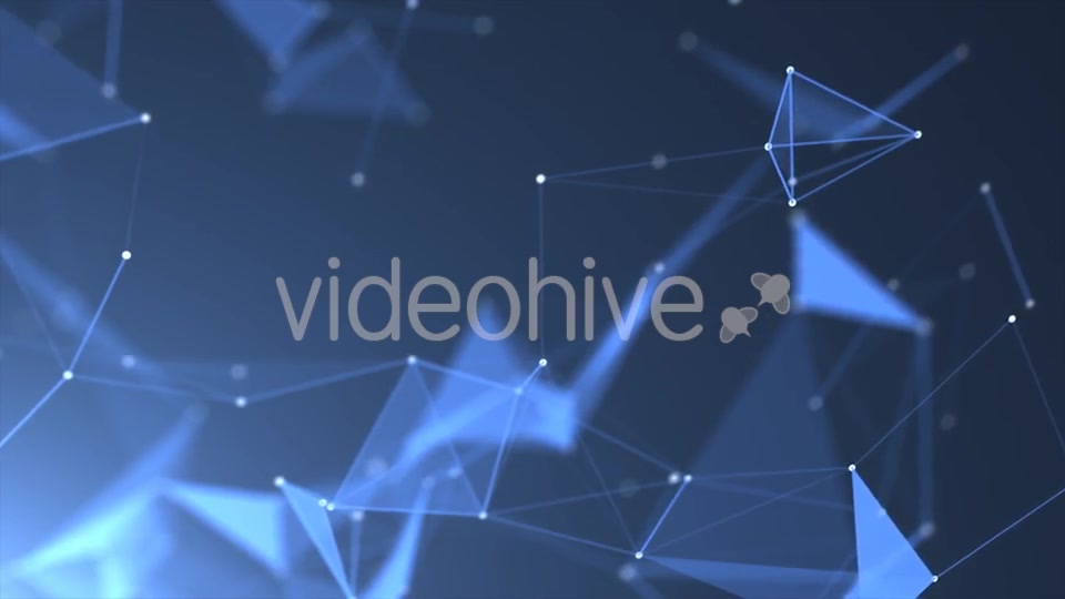 Blue Crystal Lattices Background - Download Videohive 18152910