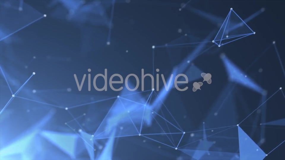 Blue Crystal Lattices Background - Download Videohive 18152910