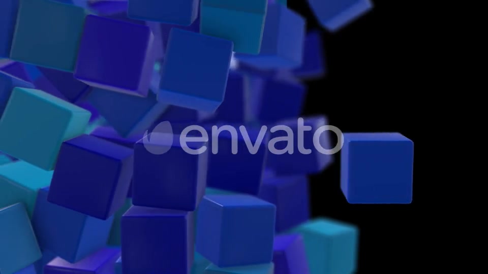 Blue Cubes Transitions - Download Videohive 21769038