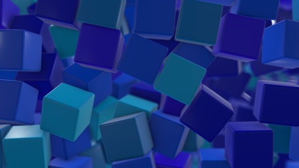 Blue Cubes Transitions - Download Videohive 21769038