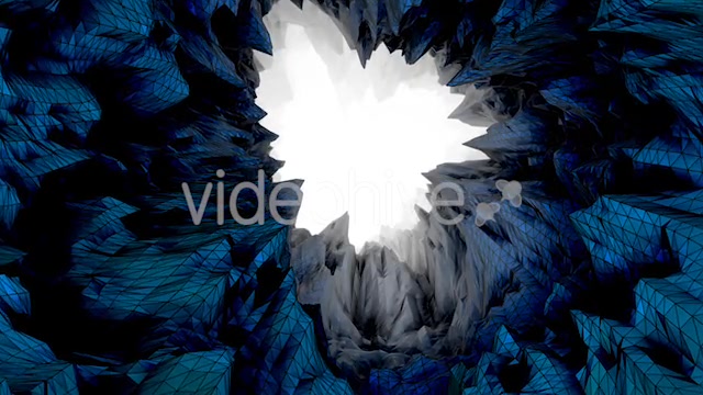 Blue Displaced Tunnel - Download Videohive 20663440