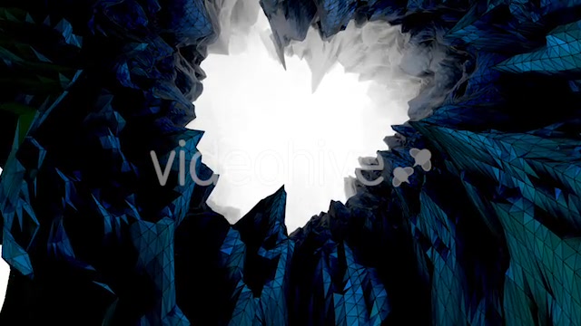 Blue Displaced Tunnel - Download Videohive 20663440