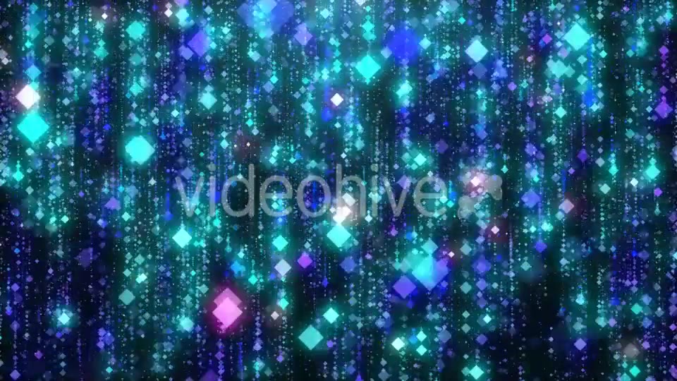 Blue Glitter Rain - Download Videohive 21115978