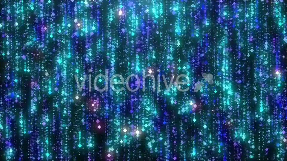 Blue Glitter Rain - Download Videohive 21115978