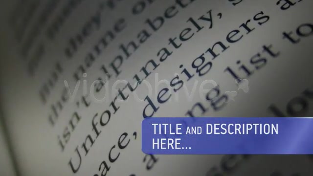Blue Lower Third Videohive 114582 Motion Graphics Image 3